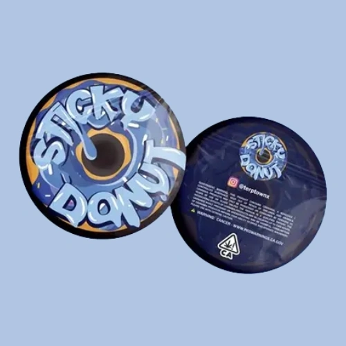 Custom circle Mylar bags for food storage and packaging