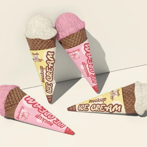 Cone sleeves with grease-resistant coating for clean food handling