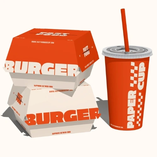Custom burger boxes for fast food and takeaway packaging