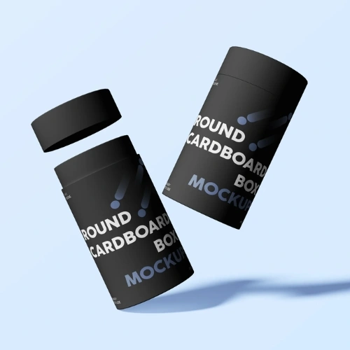 custom cardboard tube packaging with inner insert