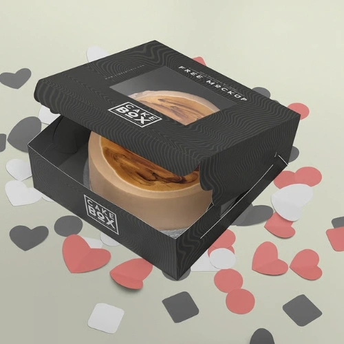 custom corrugated cake boxes for bakery packaging