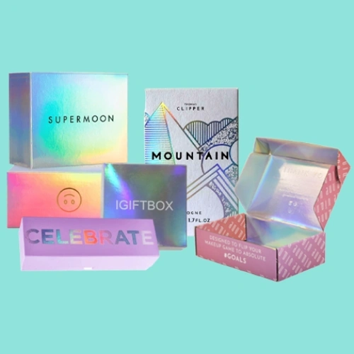 Custom Holographic Foiling Boxes