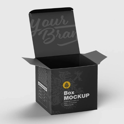 eco friendly custom black cardboard boxes