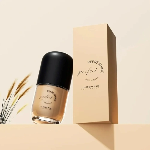 Eco-friendly foundation boxes made from recyclable cardboard materials