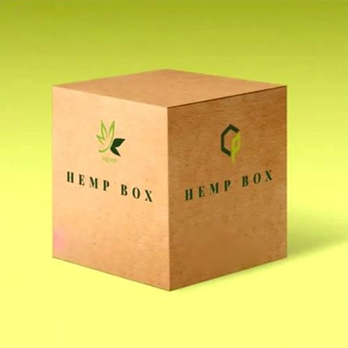 Eco-friendly hemp shipping boxes made from recyclable materials