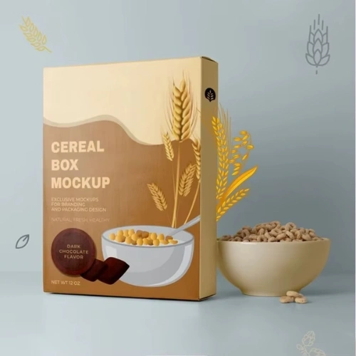 Kraft cereal boxes with food-safe coating for inner bag protection