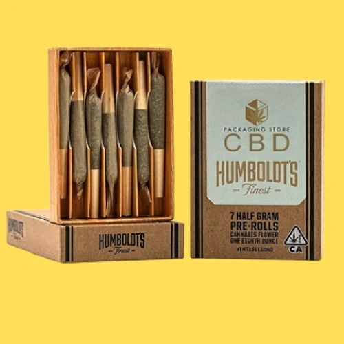 Personalized kraft paper pre roll packaging for private label brands