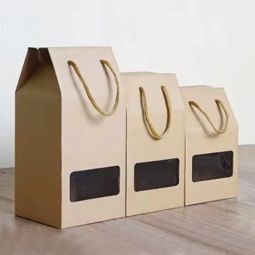 Custom Kraft Window Tea Packaging Boxes
