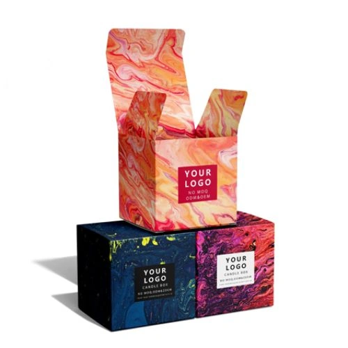 Wholesale custom cardstock candle boxes for gift shops and retailers