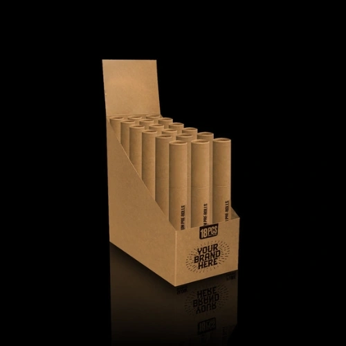 Custom Kraft Paper Pre Roll Packaging