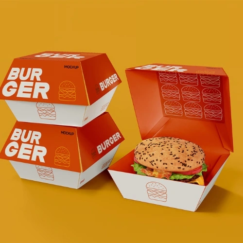 Wholesale custom mini burger boxes for restaurants and catering services