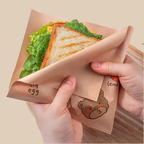 Wholesale custom sandwich wrap paper for bulk restaurant use