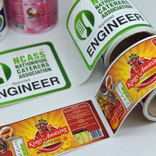custom die cut food labels for unique branding