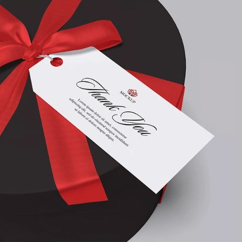 custom die cut gift tags for unique packaging