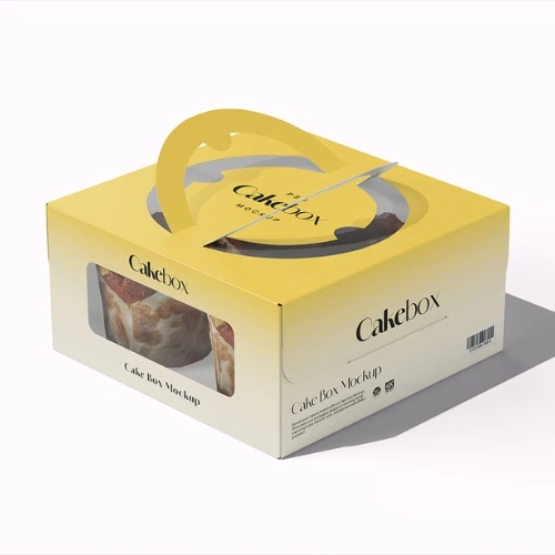 custom window dessert boxes for bakery packaging