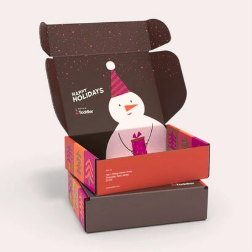 eco friendly custom christmas mailer boxes