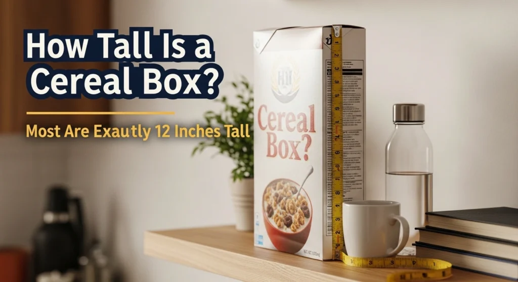 How Tall Is a Cereal Box? (And Why It Matters)