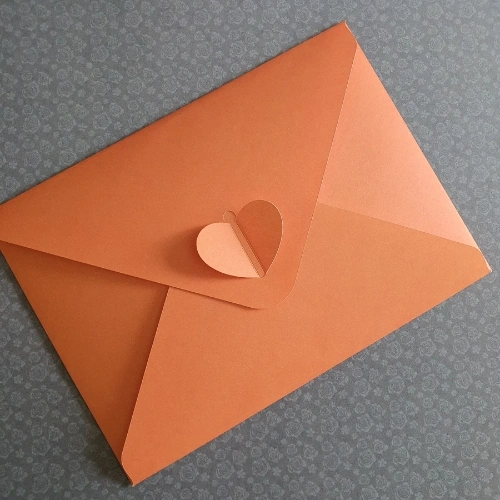 kraft custom envelope with clasp for office use