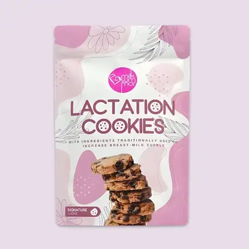 printed custom cookie mylar bags with logo