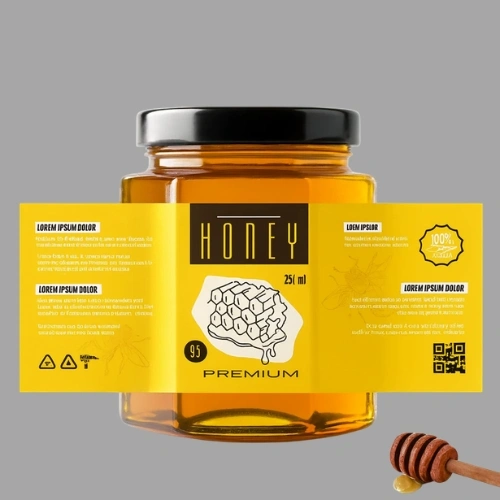 printed custom food labels with logo