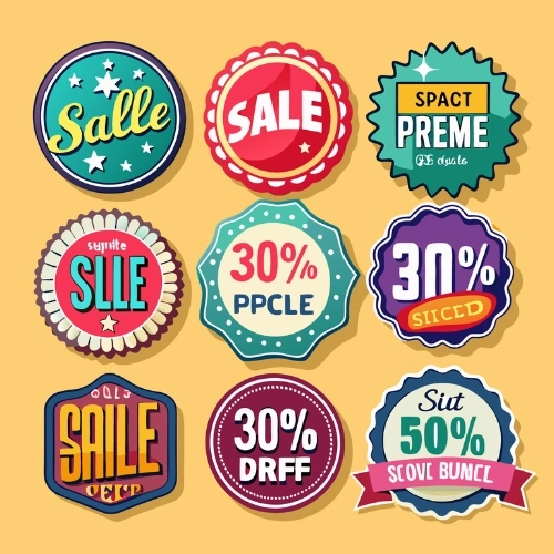 wholesale custom business stickers for bulk orders