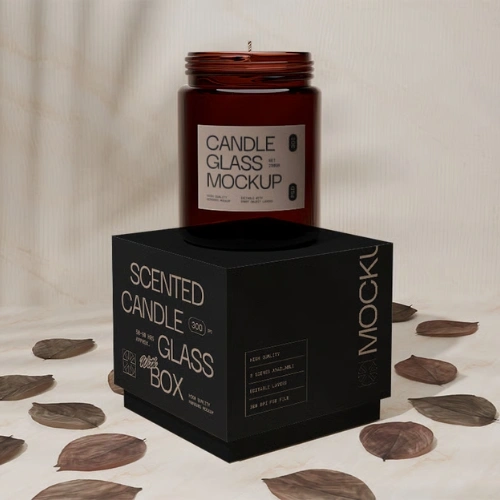 wholesale custom luxury candle packaging for bulk orders