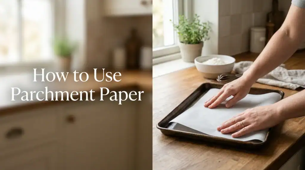 How to Use Parchment Paper Correctly Step by Step