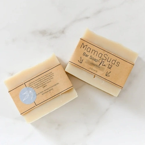 kraft custom soap sleeve packaging for organic products