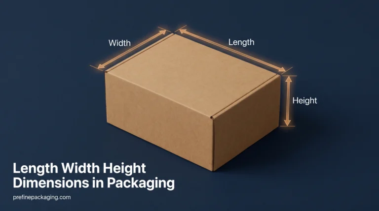 Length Width Height Dimensions in Packaging