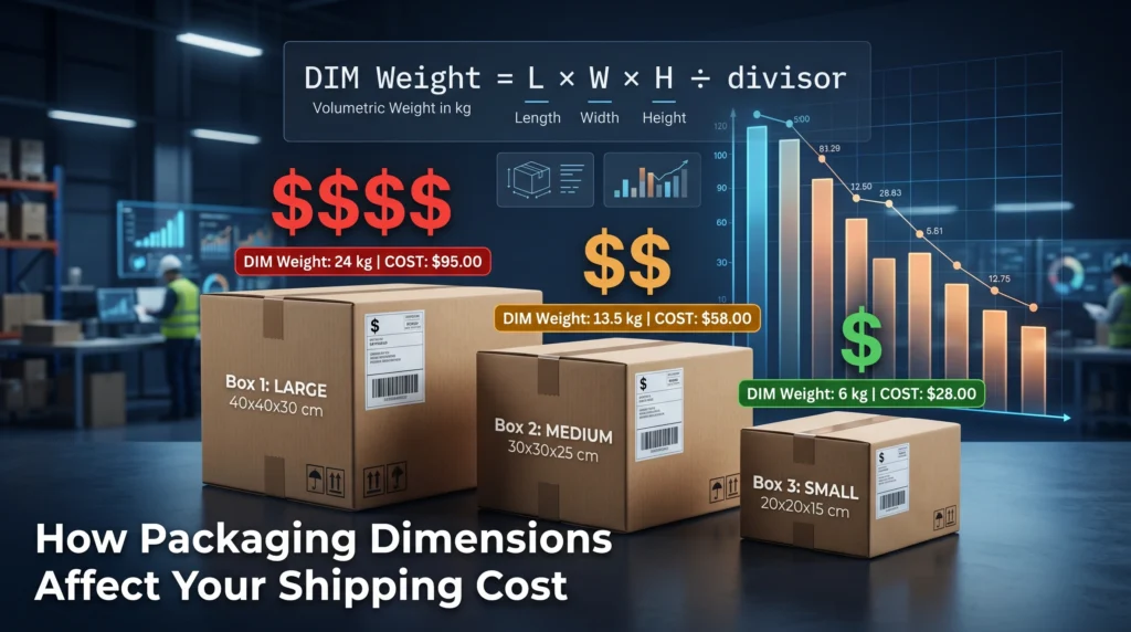 Why Packaging Dimensions Directly Affect Your Shipping Cost