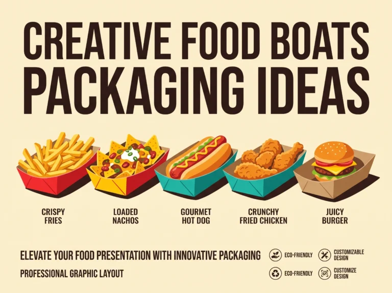 Creative Food Boat Packaging Ideas